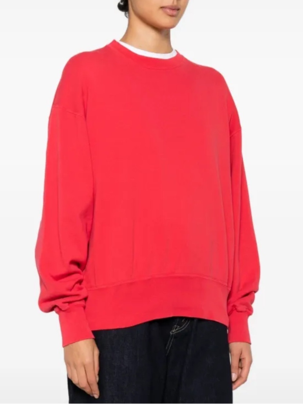 Sundry Crewneck Sweatshirt in Coral Red